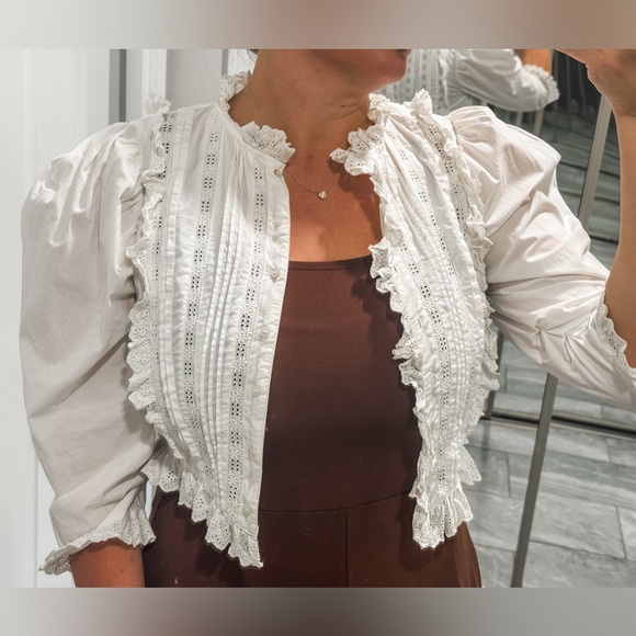 Doen Amadine Blouse in Powder - Picture 3 of 11